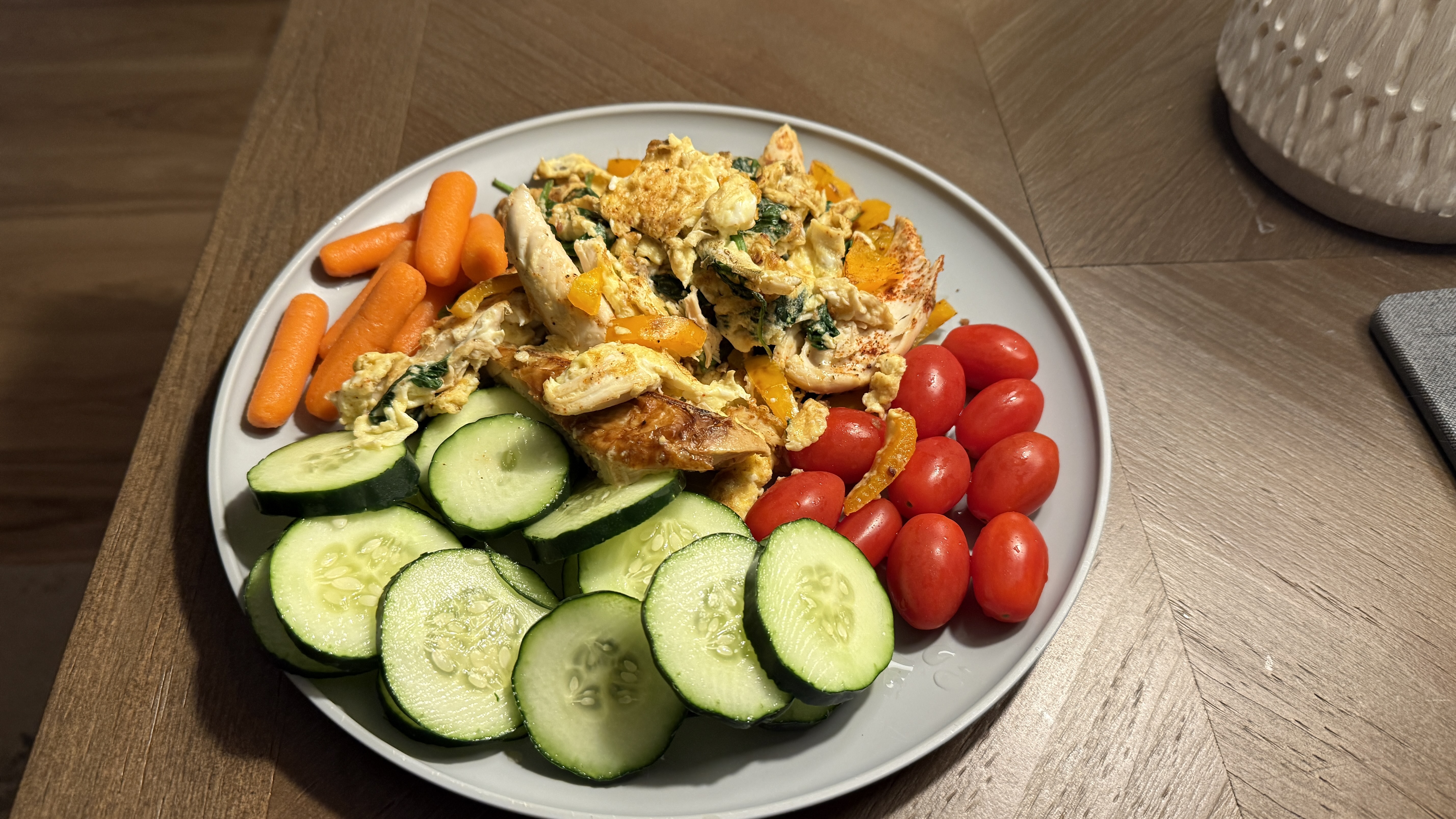 Chicken, Eggs & Fresh Vegetables