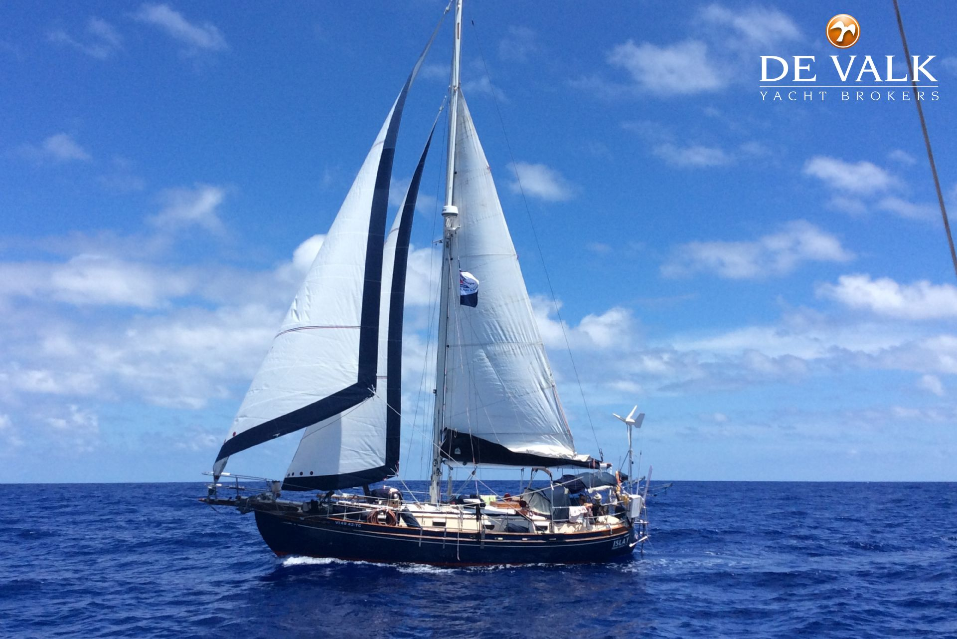Tayana 37 sailing offshore