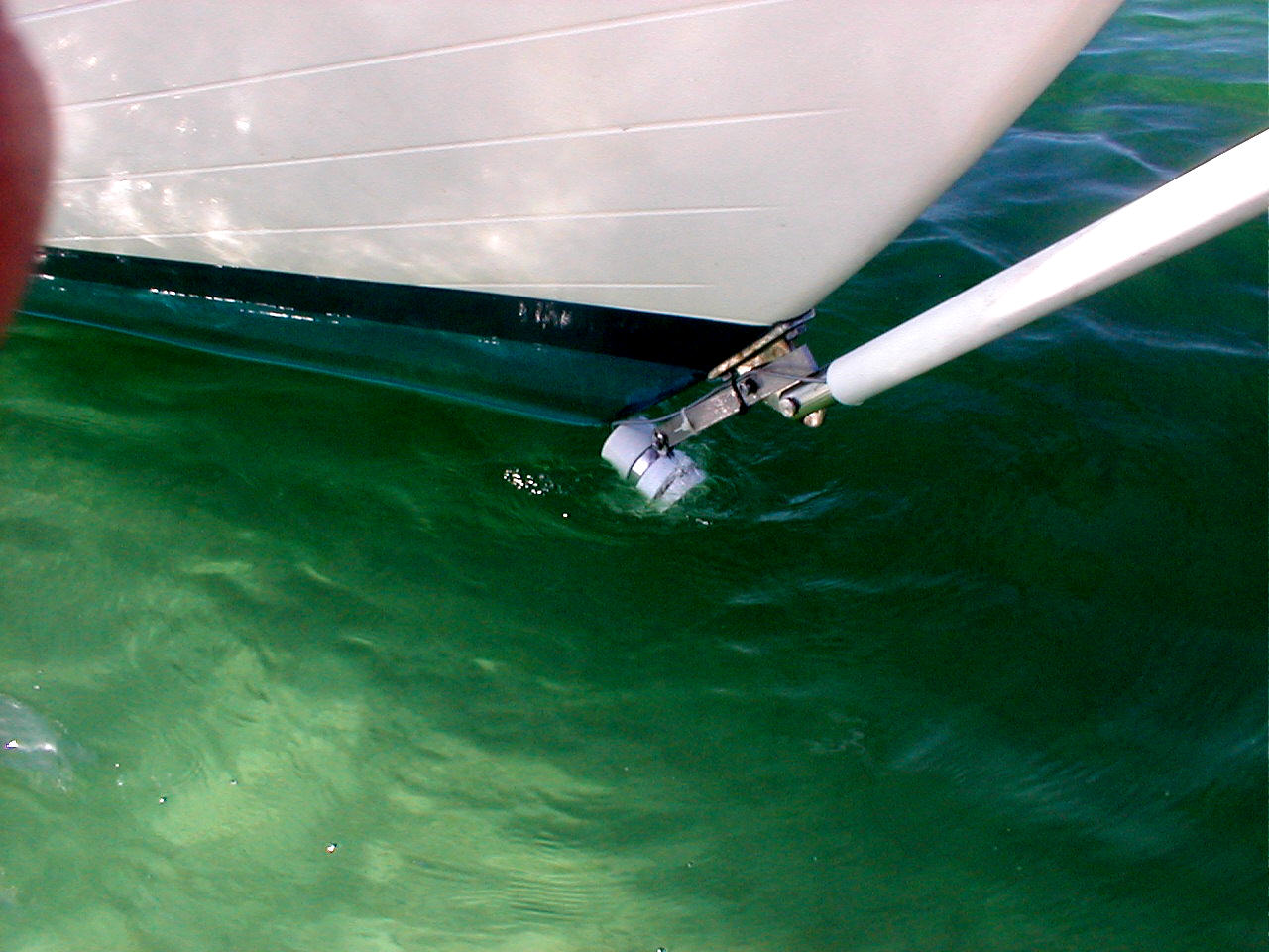 Keel and rudder